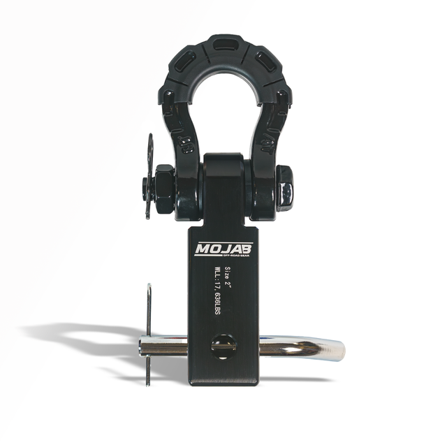 2'' Aluminum Hitch Receiver with Steel D-Shackle (LIFETIME WARRANTY) — photo 3