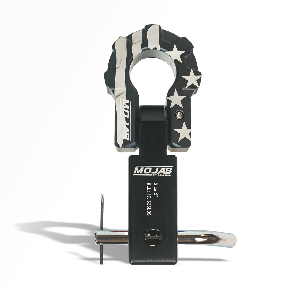 2'' Aluminum Hitch Receiver with Aluminum D-Shackle 9T-Ceramic coated (Lifetime Warranty) — photo 8