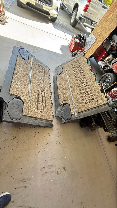 Decked tool tray system