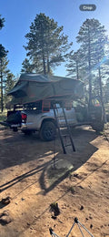 ROAM Adventure Co Vagabond Rooftop Overland Tent + Annex Room & RCI rack. Full overland set up