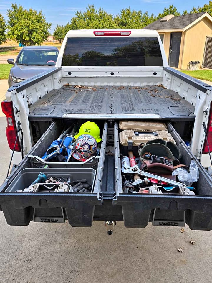 DECKED Drawer System – 2019–2026 Silverado/Sierra 1500 Short Bed + Accessories in Manteca, CA (photo 1) — photo 1