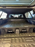 Decked drawer storage for Ford Super Duty Trucks