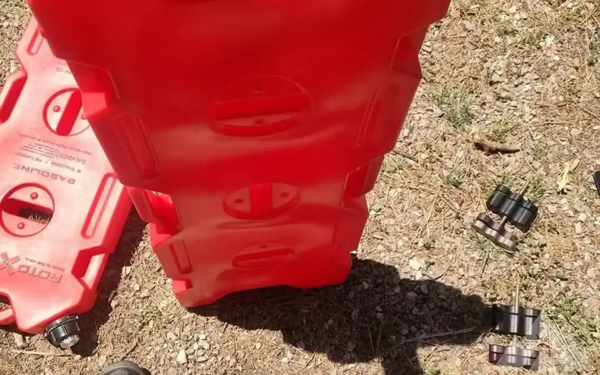 2 RotoPax 4 Gallon Tanks with Frontrunner Mount — used water & fuel storage for sale (photo 9) — photo 9