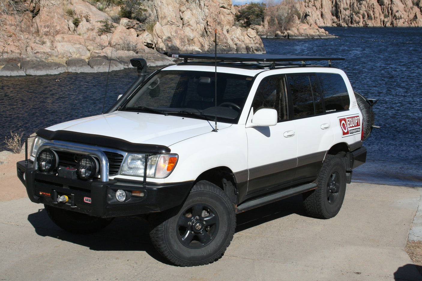 Toyota Land Cruiser 100 Series K9 Roof Rack Kit — Equipt Expedition Outfitters