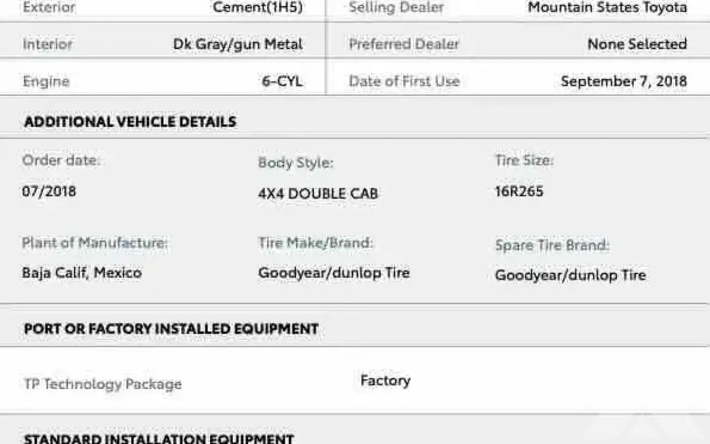 2018 Toyota Tacoma — used overland rig for sale in Castle Rock, CO (photo 4)