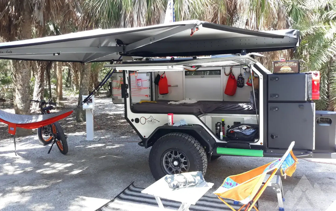 2021 overkill TK47 offroad teardrop trailer — used overland trailer for sale in Fredericksburg, VA (photo 3)