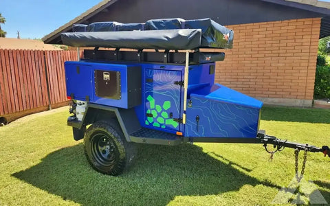 2021 Overland Turtle Back Trailer Fully Loaded