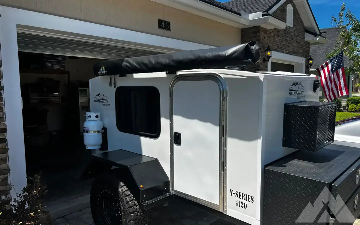 2022 4x8 Runaway Camper Venturist — used overland trailer for sale in Saint Augustine, FL (photo 9) — photo 9