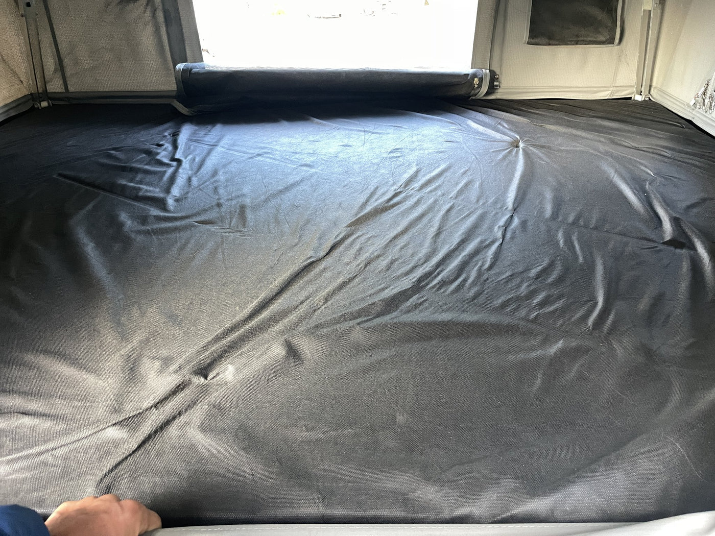 Close view of the rooftop tent mattress — photo 6