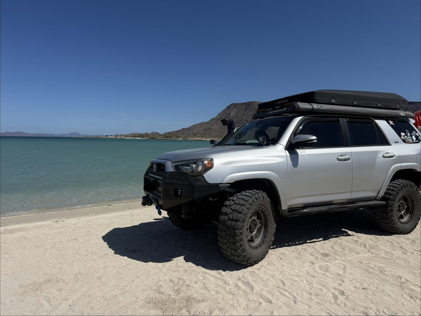 4Runner parked on the beach during an overland trip — photo 12