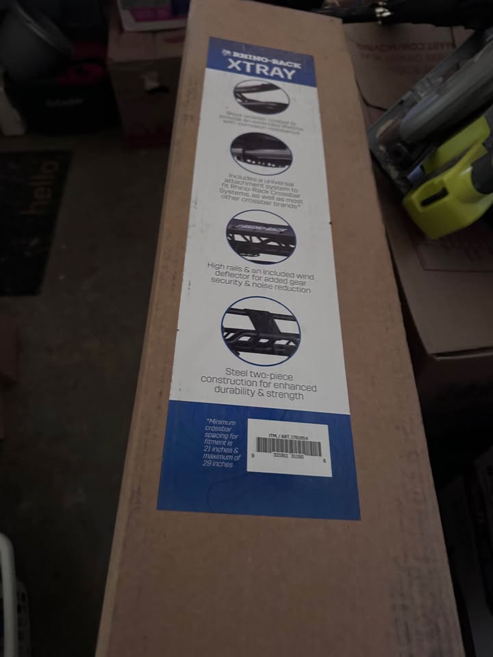 Rhino Rack XTray small roof basket - NEW IN BOX in Gardnerville, NV (photo 2) — photo 2