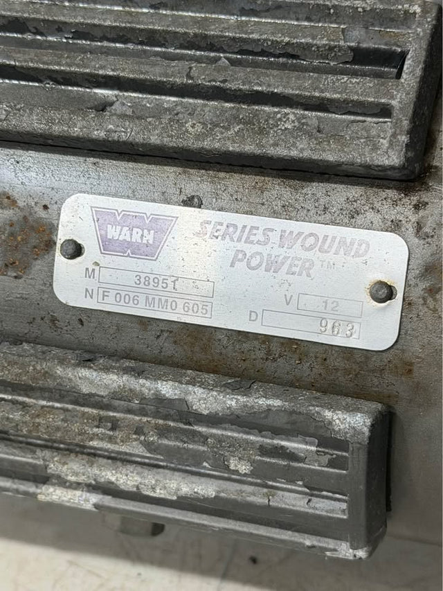 Warn 9,500lb Winch — photo 3