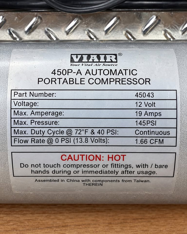 VIAIR 450P-A Automatic 12V Air Compressor Kit — photo 3