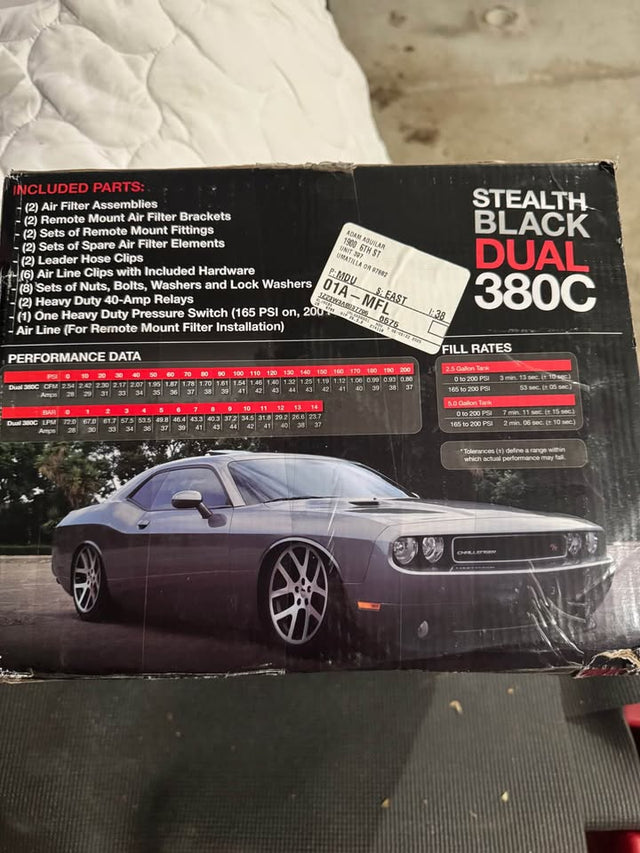 VIAIR Stealth Black Dual 380C Air Compressor Kit — photo 3