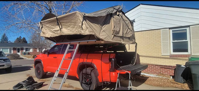 Smittybilt rooftop tent and bed rack — photo 3