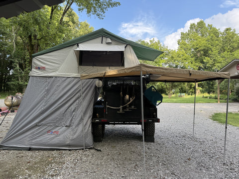 Pope Overland Rooftop Tent, Annex Room & 270 Awning