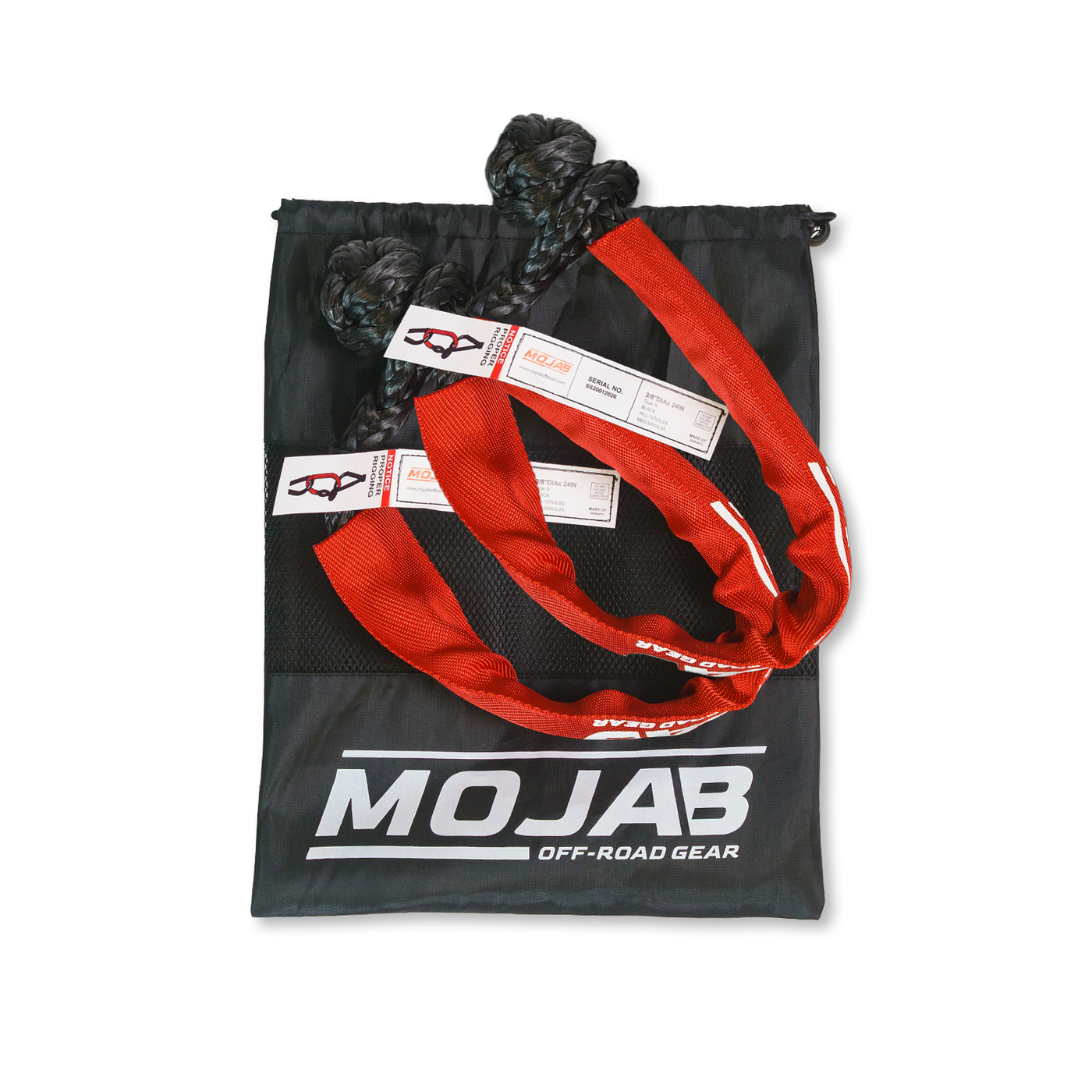Soft Shackle 3/8'' x 24” with sleeve and bag (Set of 2 Shackles) (Lifetime Warranty) — photo 3