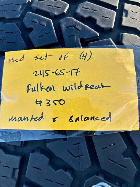 245-65-17 Falken Wildpeak