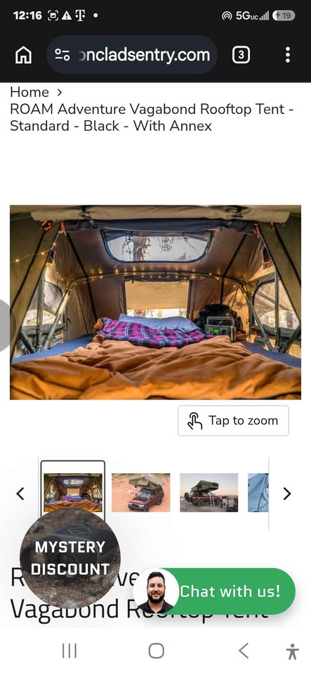 Roam Adventure Vagabond 2.0 Rooftop Tent in Colorado Springs, CO (photo 4) — photo 4