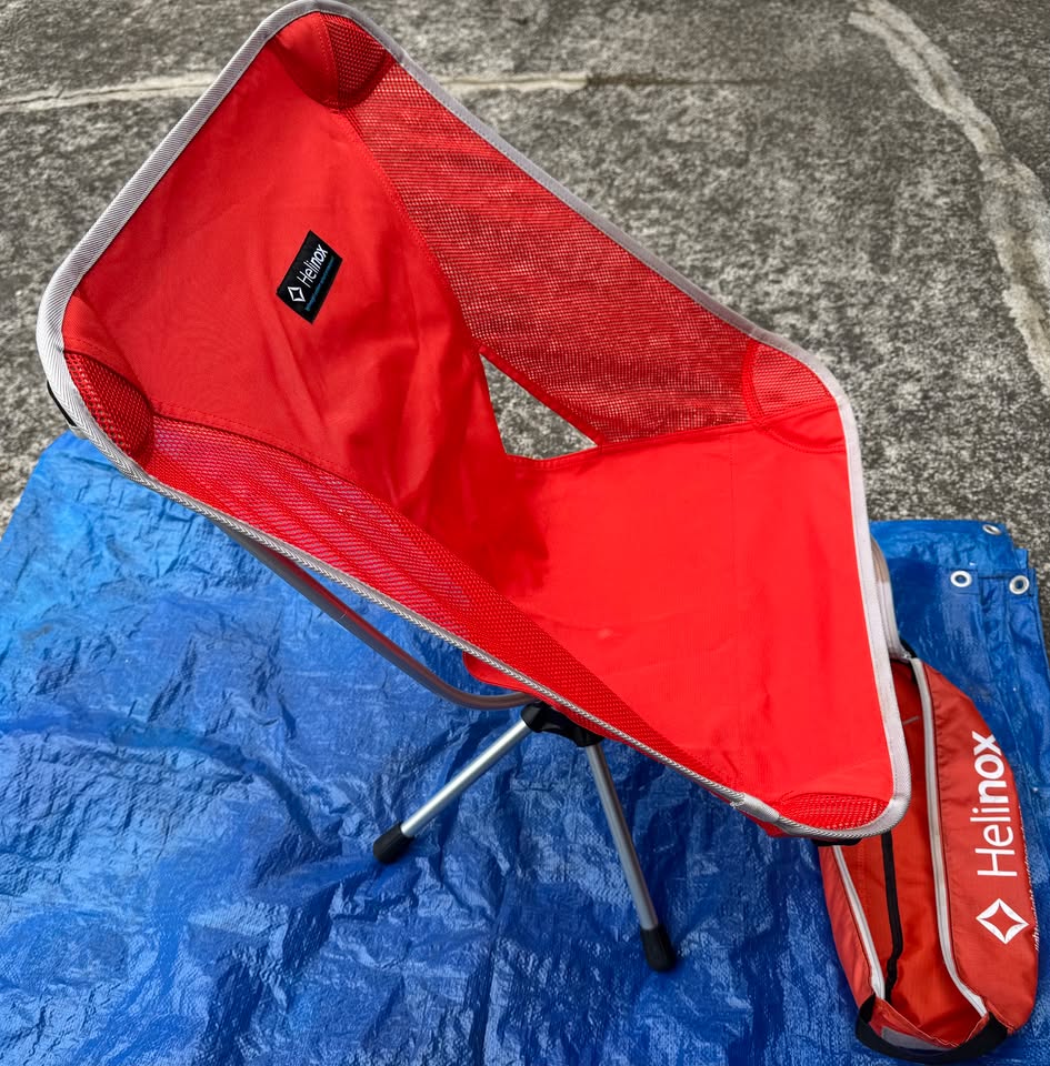 Helinox Swivel camping etc. chair *very* light use (new: ~$165 with tax) in Lake Forest Park, WA (photo 2)