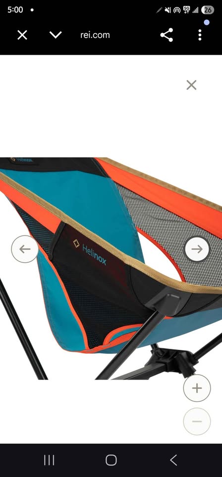 Helinox Sunset Chair (re) portable camping chair REI in Sacramento, CA (photo 5) — photo 5