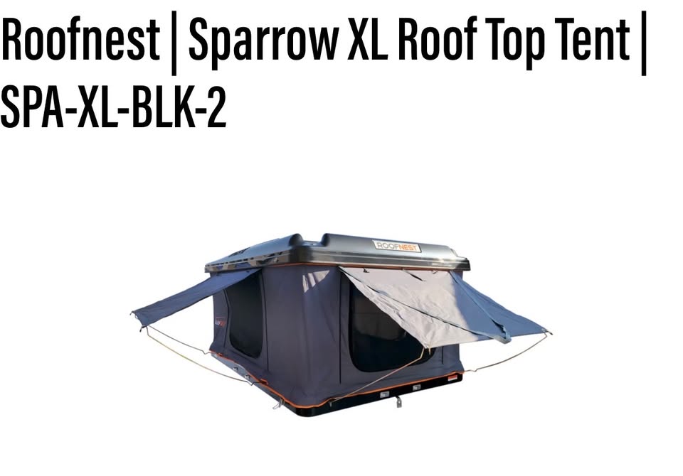 Roofnest Sparrow XL Hard Shell Rooftop Tent – Black – Overlanding / Camping in Arvada, CO (photo 5) — photo 5