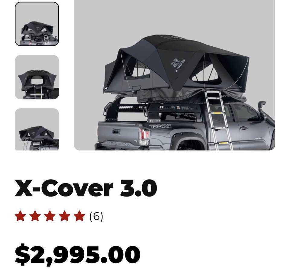 iKamper X-Cover 3.0 Rooftop Tent – Excellent Condition – Sleeps 4 RTT in Auburn, CA (photo 6) — photo 6