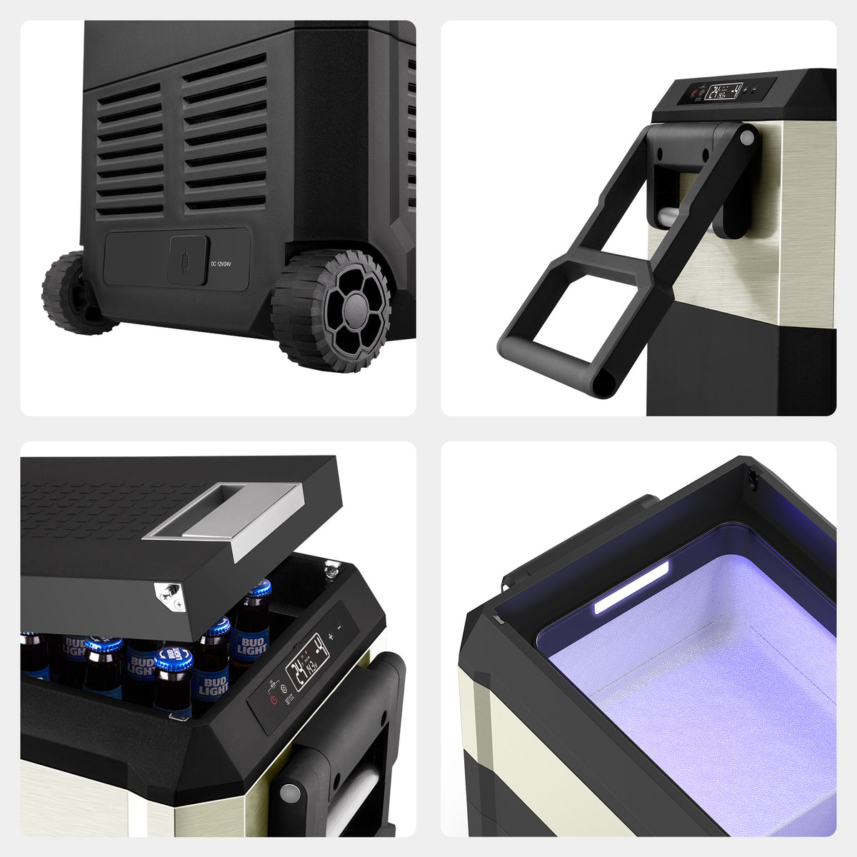 JP40 Pro Dual Zone Wheeled Portable Freezer | ICECO | 40 LT — photo 11