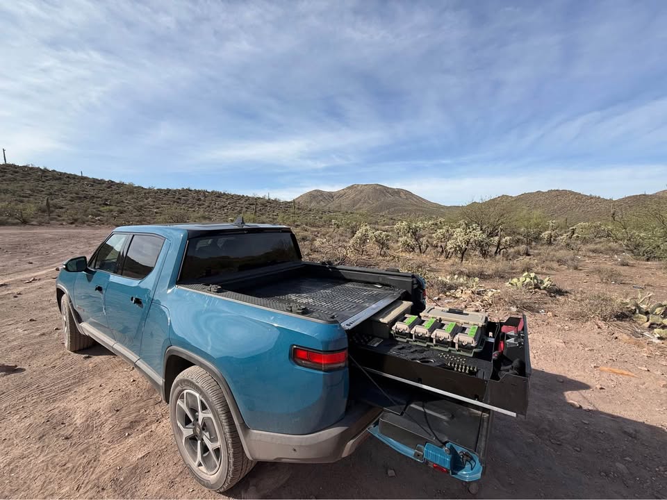 Rivian R1T DECKED drawer system in Phoenix, AZ (photo 2) — photo 2