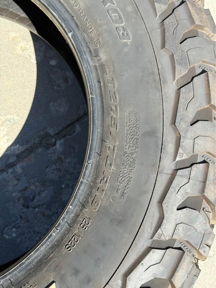 BFGoodrich KO3 LT275/70R18 Tire Load Range E in Boise, ID (photo 3)
