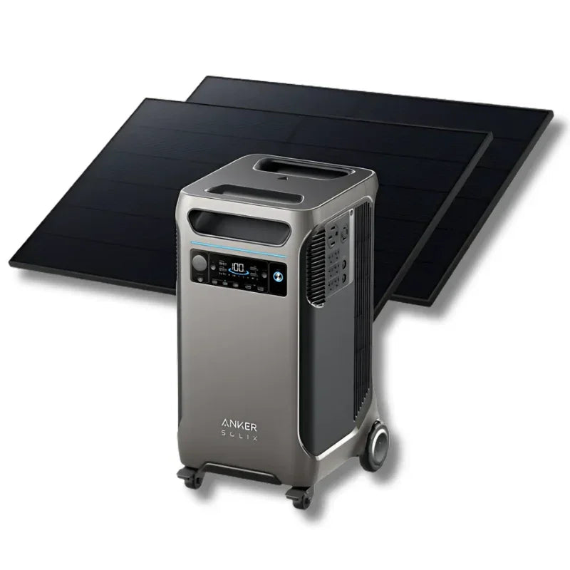 Anker SOLIX F3800 Solar Generator + 2× 410W Rigid Solar Panels — photo 1