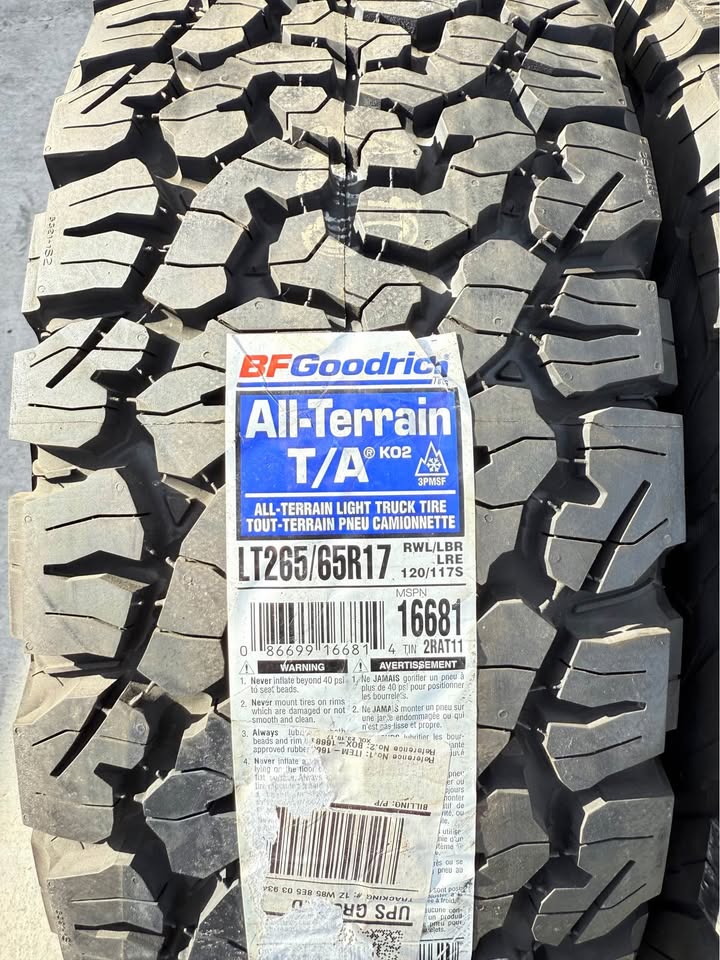 265/65R17 Bfgoodrich Ko2 Load E Brand New in Draper, UT (photo 3) — photo 3