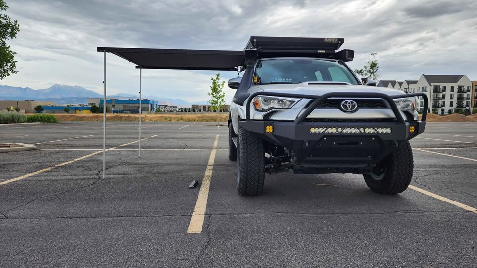 5th Gen 4Runner Eezi-Awn Stealth Rooftop Tent, K9 Rack, Cube, Swift Awning and Swift Wall Set in South Jordan, UT (photo 9)