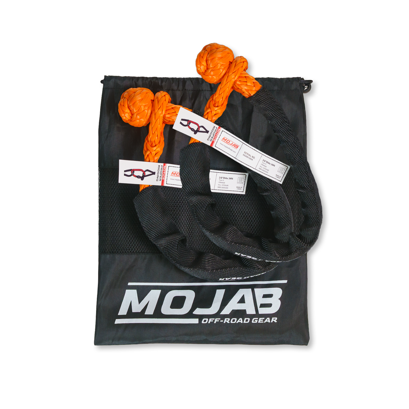 Soft Shackle 3/8'' x 24” with sleeve and bag (Set of 2 Shackles) (Lifetime Warranty) — photo 5