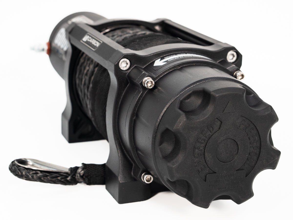 Carbon Offroad Long Drum 6000lb ATV/Small 4X4 Winch — photo 5