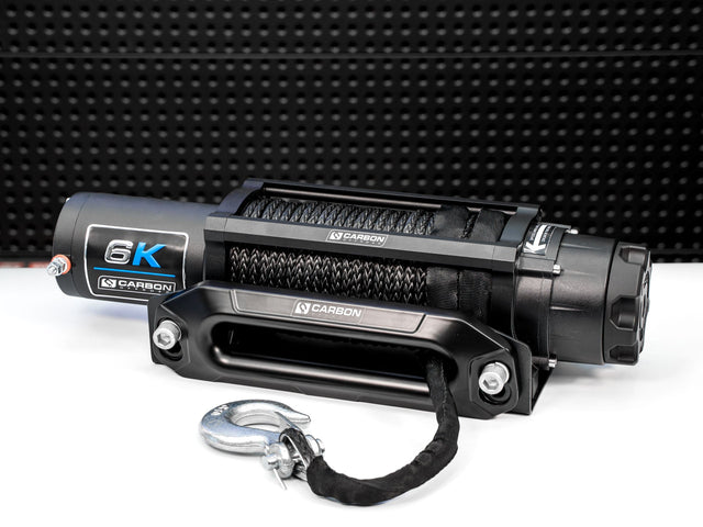 Carbon Offroad Long Drum 6000lb ATV/Small 4X4 Winch — photo 3