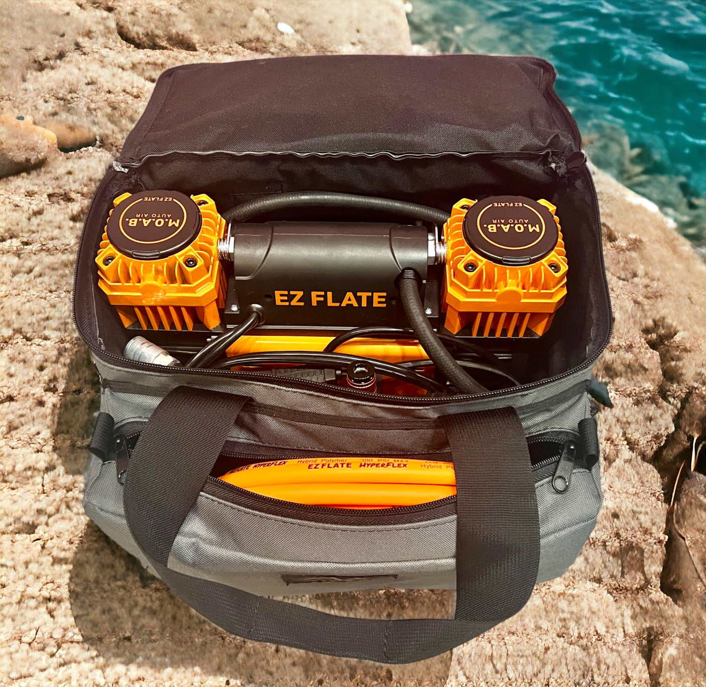 EZ Flate Air Compressor Deluxe Carry Bag — Overland Gear Guy (photo 2)