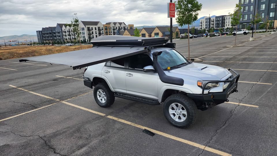 5th Gen 4Runner Eezi-Awn Stealth Rooftop Tent, K9 Rack, Cube, Swift Awning and Swift Wall Set in South Jordan, UT (photo 8)