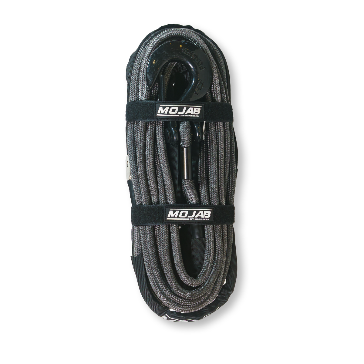 1/2'' x 78' Double Braided Winch Rope with removeable forged winch hook — photo 3