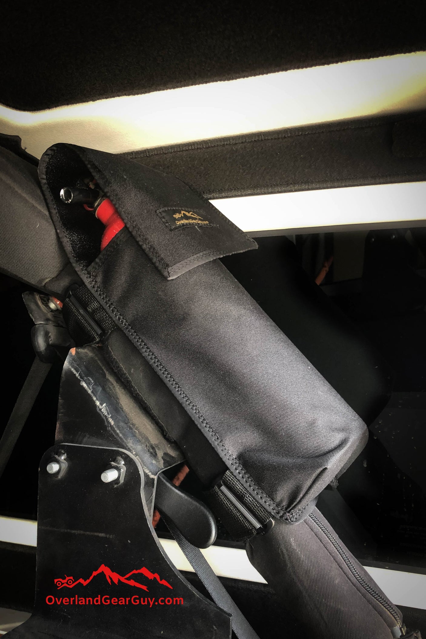 Jeep Fire Extinguisher Pouch Roll Bar — Overland Gear Guy (photo 7)