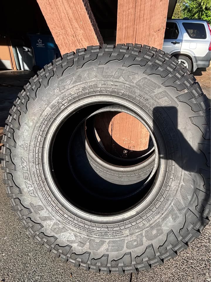 Set of 2 Falken Wildpeak tires- Never Installed in Brier, WA (photo 4) — photo 4