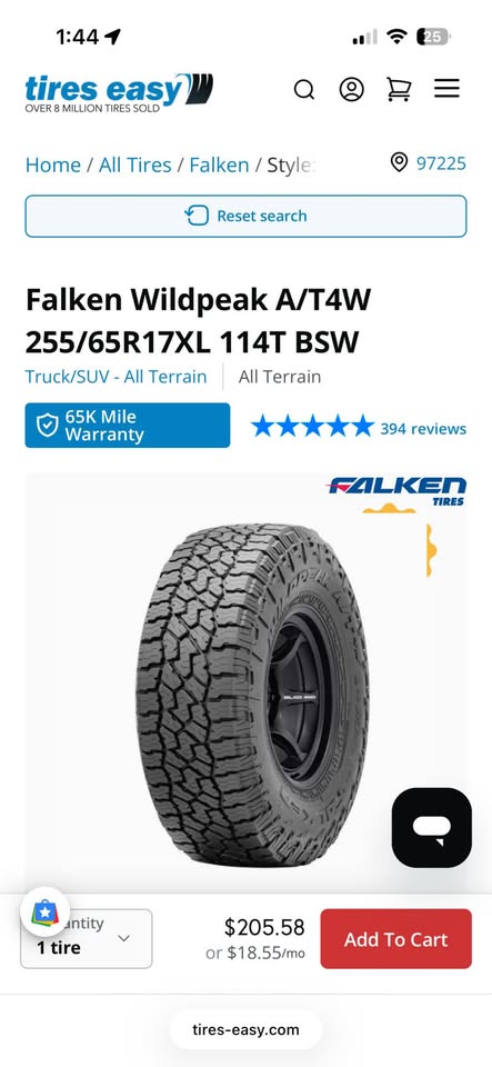 5 Rubicon wheels on 3 Falken Wildpeak A/T4W in Portland, OR (photo 7) — photo 7