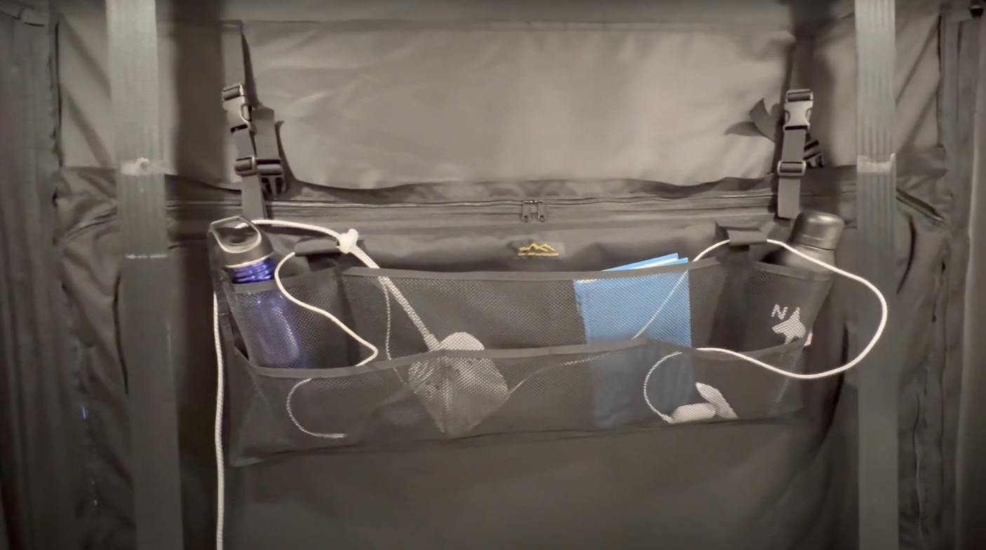 Rear Storage Organizer for StoryTeller, Jayco, Entegra & Revel Vans — Overland Gear Guy (photo 16)
