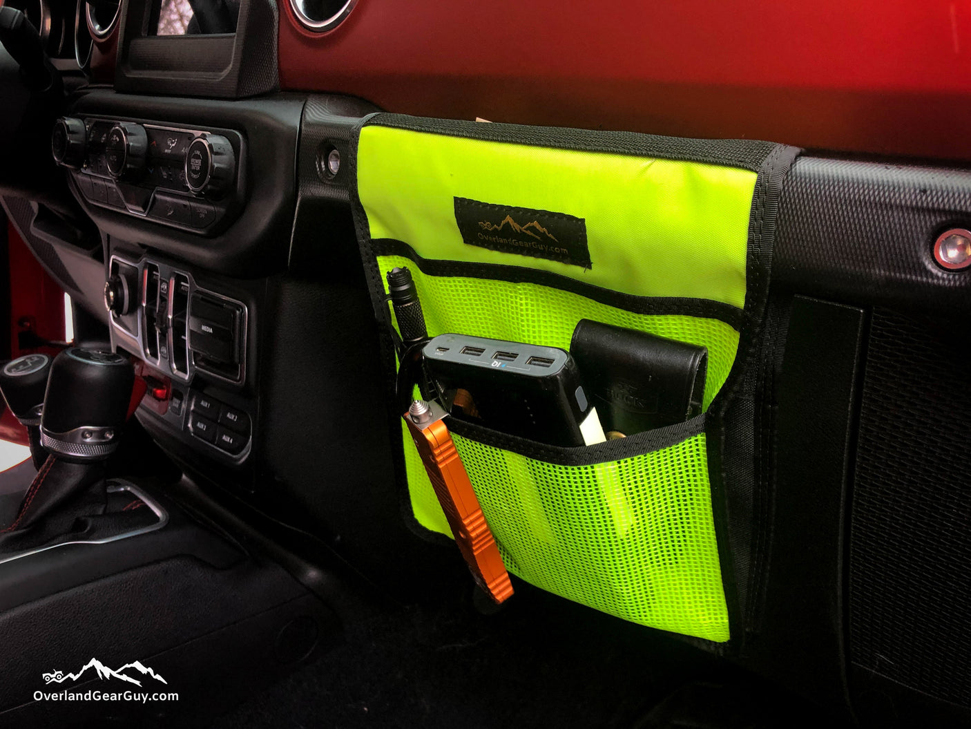 Jeep Grab Handle Mesh Flat Pocket — Overland Gear Guy (photo 5)