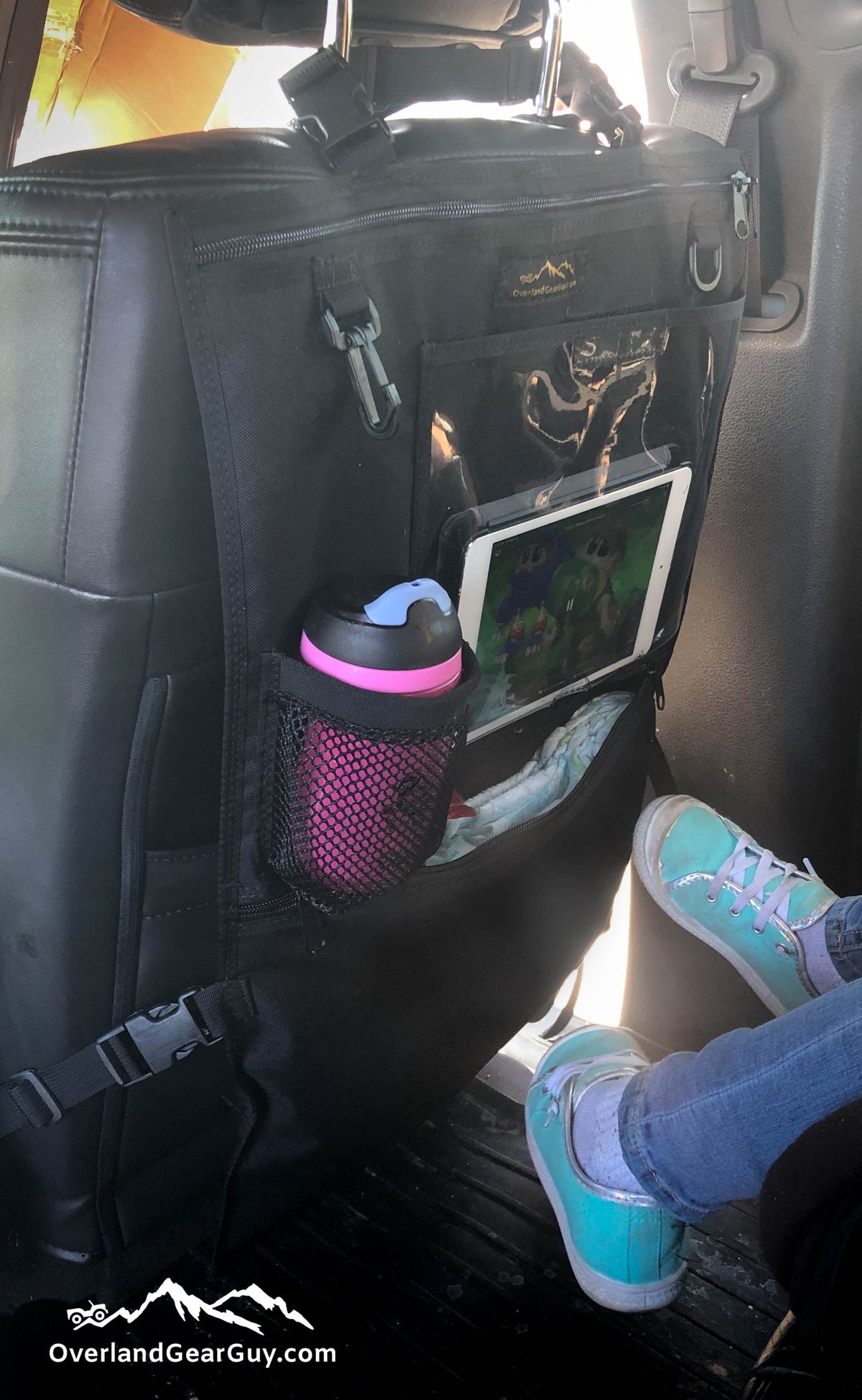 Kid Caddy Seat Organizer — Overland Gear Guy — photo 1
