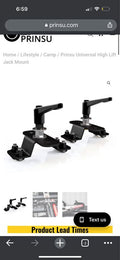 Prinsu Hi-Lift Jack Mount