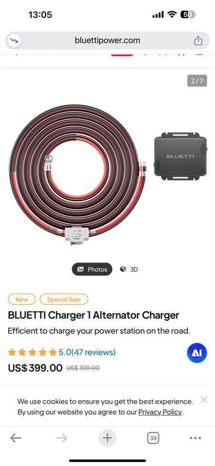 Bluetti Alternator Charger in Albuquerque, NM (photo 2) — photo 2