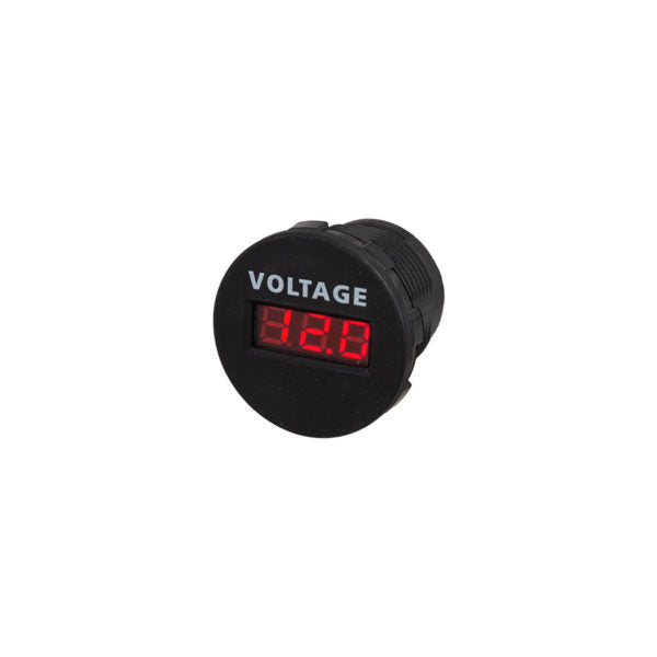 29mm Panel Mount Volt Meter (9-48V) — Equipt Expedition Outfitters (photo 3) — photo 3