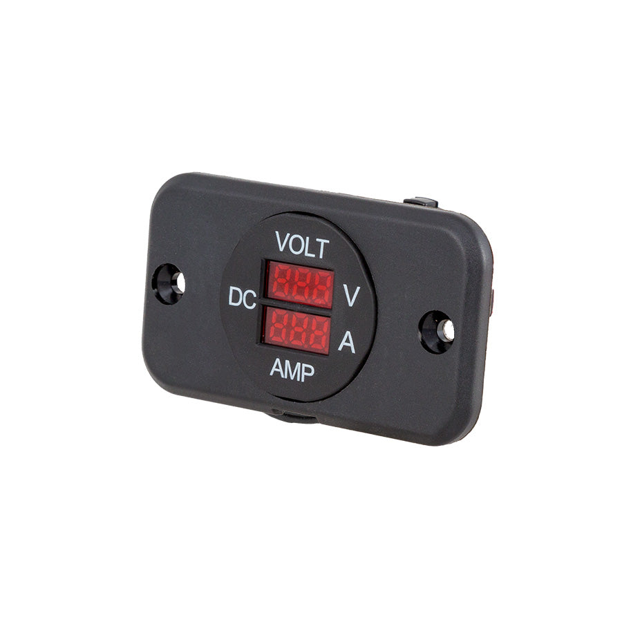 29mm Panel Mount Volt & Ammeter (7-33V/0-25A) — Equipt Expedition Outfitters (photo 2) — photo 2