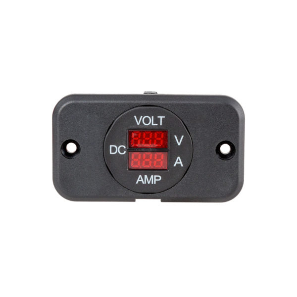 29mm Panel Mount Volt & Ammeter (7-33V/0-25A) — Equipt Expedition Outfitters — photo 1